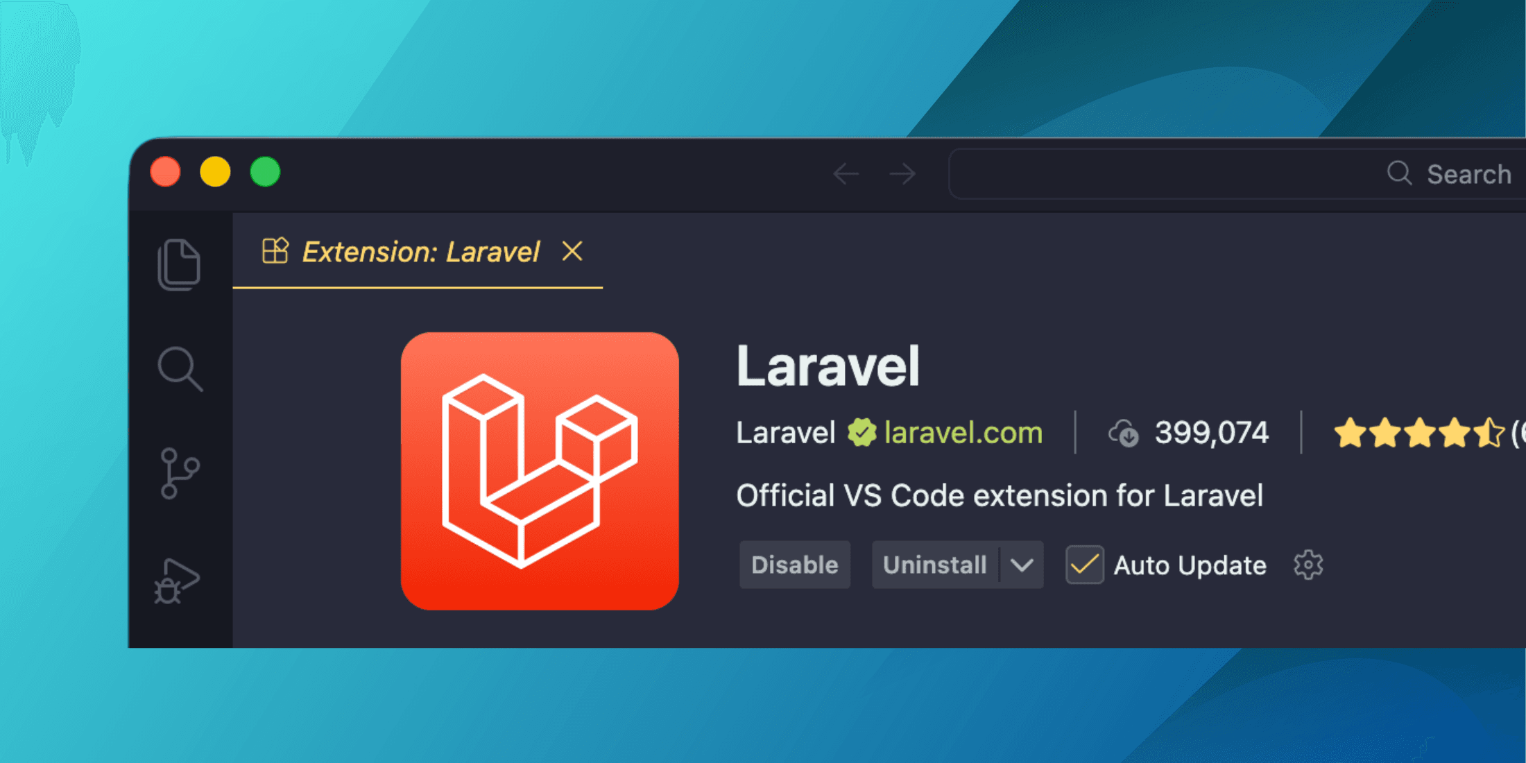 PestPHP Intellisense in Laravel VS Code Extension v1.7.0
